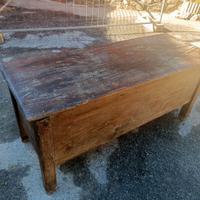 Madia/cassone antico in legno x cereali