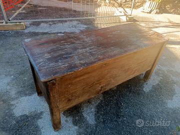 Madia/cassone antico in legno x cereali