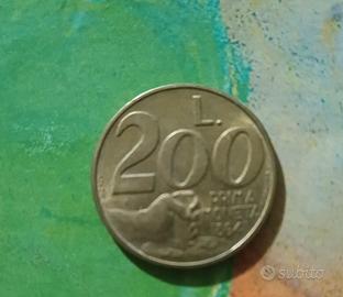 Moneta 200 lire San Marino