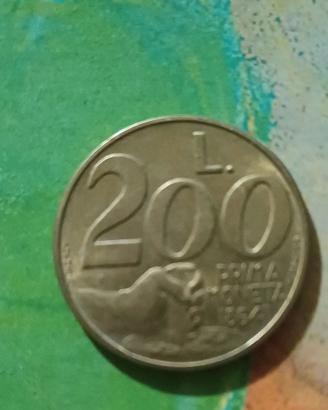 Moneta 200 lire San Marino