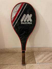 RACCHETTA tennis MAXIMA TORNEO vintage 70's