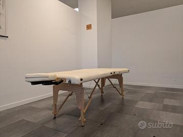 Lettino da massaggio  pieghevole in legno