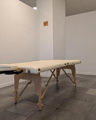 Lettino da massaggio  pieghevole in legno