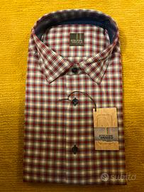 Camicia uomo Bottega Artigiana Washed a quadri
