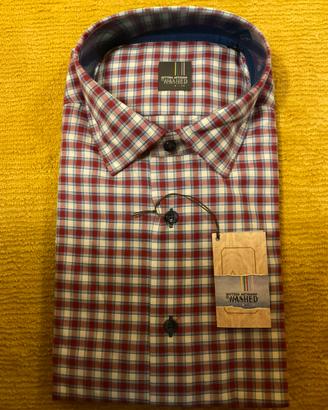 Camicia uomo Bottega Artigiana Washed a quadri