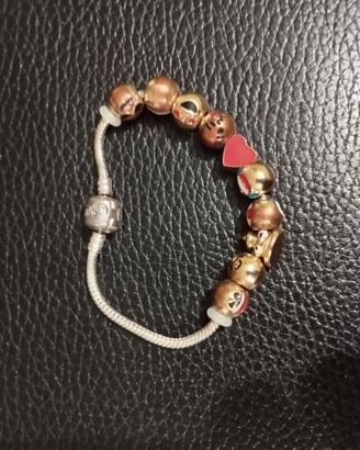 Bracciale con charms smile