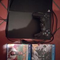 Playstation 4 + 1 controller + 5 giochi