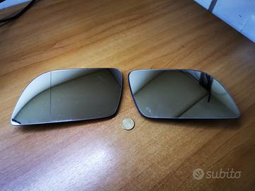 2 specchi specchietti retrovisori polo 9n vw vetro