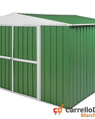 Box in Acciaio da giardino 360x345 150kg verde