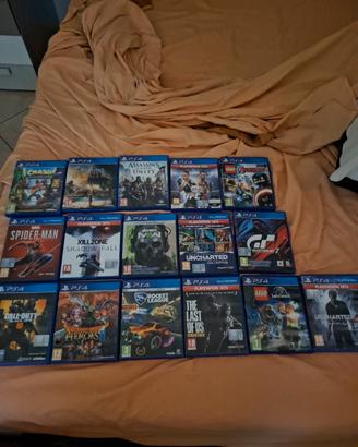 Lotto 16 giochi PS4 originali