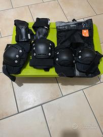 Kit protezioni skate-roller-bici