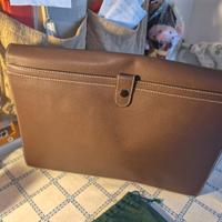 borsa in pelle pc documenti