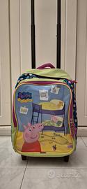 Trolley Zaino Peppa Pig per Bambini