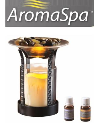 Diffusore oli con candela senza fiamma