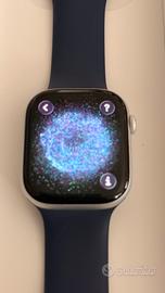 Apple Watch Series 10 - 46mm Argento Cinturino Blu