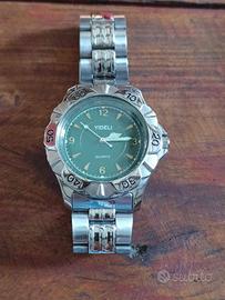 Orologio Yideli al quarzo, quadrante verde