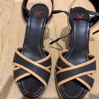 Scarpe con zeppa in pelle misura 39