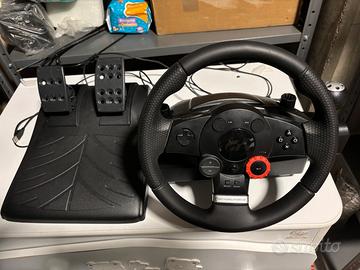 Logitech driving force gt volante con pedaliera