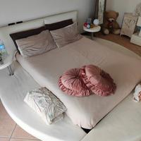 letto rotondo a terra