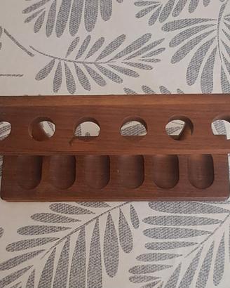 Porta Pipe in Legno 6 Scomparti