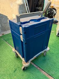 Cassetta porta attrezzi con trapano Berner