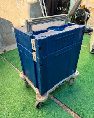 Cassetta porta attrezzi con trapano Berner
