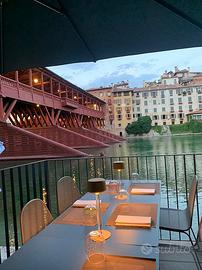 Sedia da esterno Moon di Sitia color cappuccino