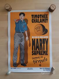 Poster film Marty Supreme, J. Safdie, 2025, 42x30