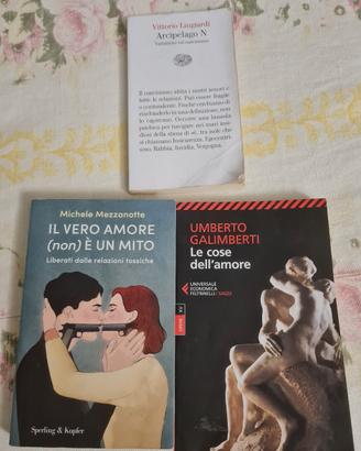 n.3 libri sull'amore