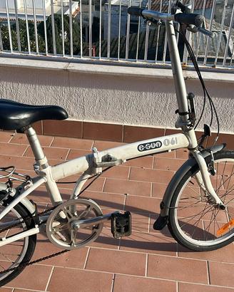 Bicicletta pieghevole acciaio inox