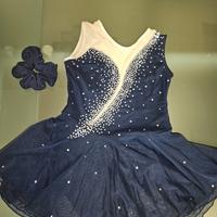 Vestito body pattinaggio danza 9-10 anni 