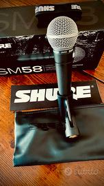 SHURE SM58 MICROFONO DINAMICO UNIDIREZIONALE