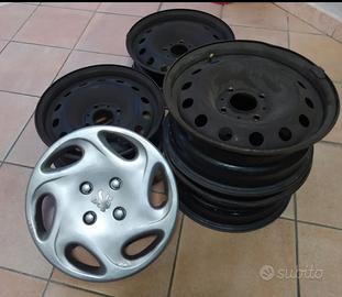 Cerchi e copri cerchi Peugeot 206