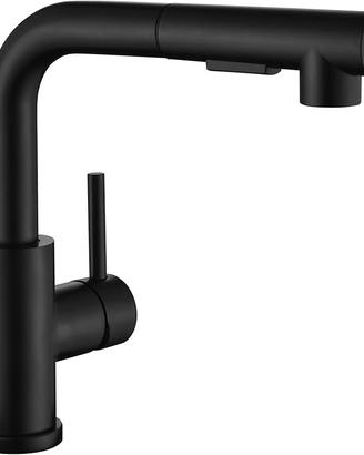 Rubinetto da cucina, nero, ad alta pressione