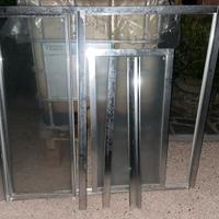 Box vasca in alluminio a 3 ante