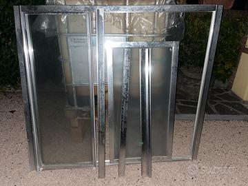 Box vasca in alluminio a 3 ante