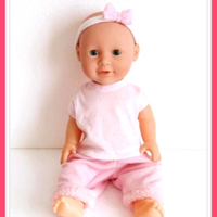 Bambola bambolotto 40cm bebè baby tipo Cicciobello