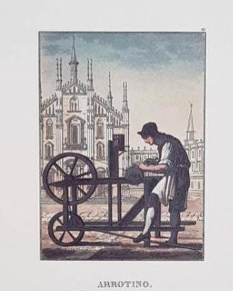 riproduzione stampa A. Biasioli "Arti e Mestieri"