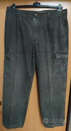 Pantalone invernale verde militare, taglia 60