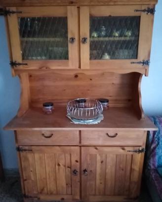 Credenza in legno massello stile rustico