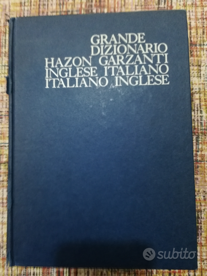 VOCABOLARIO INGLESE-ITALIANO HAZON GARZANTI - Libri e Riviste In vendita a  Roma