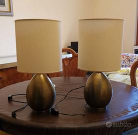 Coppia lampade soggiorno vintage