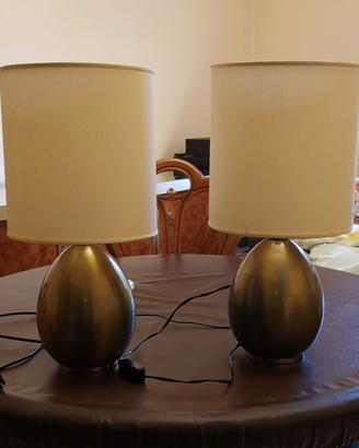 Coppia lampade soggiorno vintage