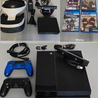 Play Station 4 + visore + giochi