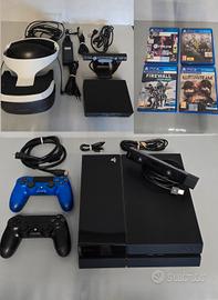 Play Station 4 + visore + giochi