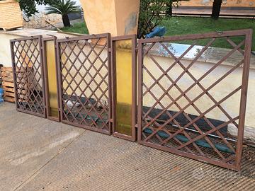 divisorio in alluminio 