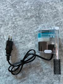 Mini filtro a zainetto acquario