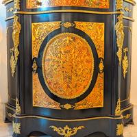 Credenza cassetto mobile Boulle dorata