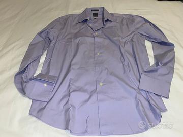 Calvin Klein - Camicia skinny lilla taglia 41