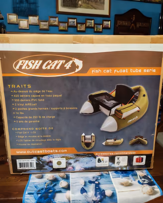 Float Tube Fish Cat 4 LCS - Outcast Boats - NUOVO 
